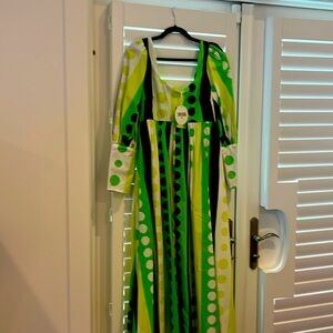 Christopher John Rogers Maxi dress size 8 , 100% cotton